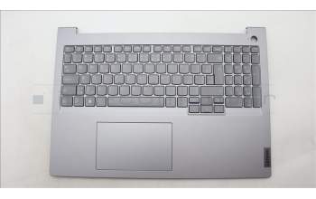 Lenovo 5CB1M48396 C-Cover with keyboard, Czech/Slovakian, Arctic Grey, Backlight, UK