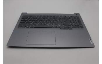 Lenovo 5CB1M48404 C-Cover with keyboard, Hebrew, Arctic Grey, Backlight, US