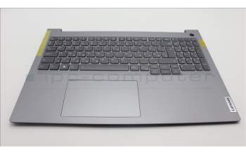 Lenovo 5CB1M48405 C-Cover with keyboard, Hungarian, Arctic Grey, Backlight, UK
