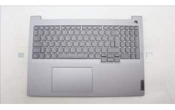 Lenovo 5CB1M48411 C-Cover with keyboard, Nordic, Arctic Grey, Backlight, UK