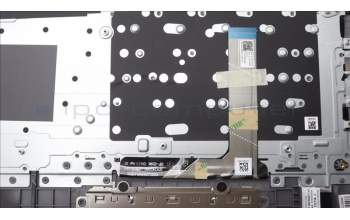 Lenovo 5CB1M48412 C-Cover with keyboard, Portuguese, Arctic Grey, Backlight, UK