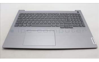Lenovo 5CB1M48420 C-Cover with keyboard, UK English, Arctic Grey, Backlight, UK