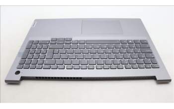 Lenovo 5CB1M48420 C-Cover with keyboard, UK English, Arctic Grey, Backlight, UK