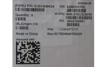 Lenovo 5CB1M48424 C-Cover with keyboard, Belgian, Arctic Grey, Non-Backlight, UK