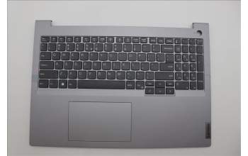 Lenovo 5CB1M48429 C-Cover with keyboard, US English Euro, Arctic Grey, Non-Backlight, US