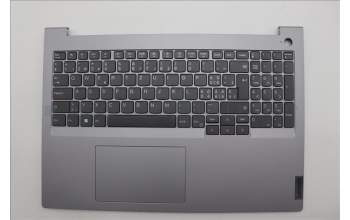 Lenovo 5CB1M48447 C-Cover with keyboard, Switzerland, Arctic Grey, Non-Backlight, UK