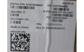 Lenovo 5CB1M48465 C-Cover with keyboard, US English Euro, Arctic Grey, Backlight, US