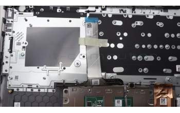 Lenovo 5CB1M48470 C-Cover with keyboard, Greek, Arctic Grey, Backlight, US