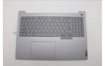 Lenovo 5CB1M48528 C-Cover with keyboard, French Arabic, Arctic Grey, Backlight, UK