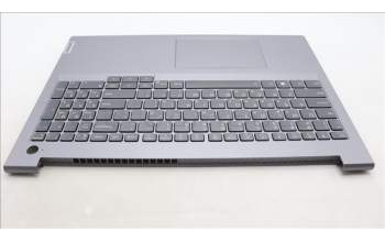Lenovo 5CB1M48531 C-Cover with keyboard, Greek, Arctic Grey, Backlight, US