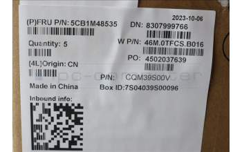 Lenovo 5CB1M48535 COVER Upper Case ASM_ITA W21KH AGBL U