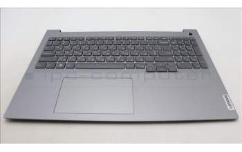 Lenovo 5CB1M48549 C-Cover with keyboard, Ukraine, Arctic Grey, Backlight, US