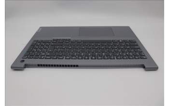 Lenovo 5CB1M48552 C-Cover with keyboard, Belgian, Arctic Grey, Non-Backlight, UK