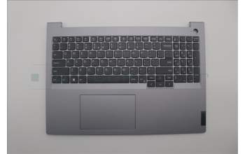 Lenovo 5CB1M48557 C-Cover with keyboard, US English Euro, Arctic Grey, Non-Backlight, US