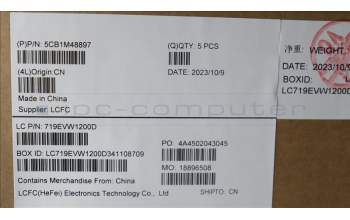 Lenovo 5CB1M48897 COVER Upper Case ASM_BEL L83FS BK TEX