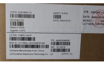 Lenovo 5CB1M50113 COVER Upper Case ASM_ENG L 82YYIGIMR