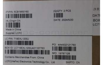 Lenovo 5CB1M50160 C-Cover with keyboard, Hungarian, Black, UK