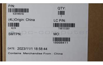 Lenovo 5CB1M50182 COVER COVER L 83DF D_BLACK