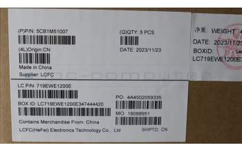 Lenovo 5CB1M51007 C-Abdeckung mit Tastatur, Griechisch, Grau, RGB Hintergrundbel