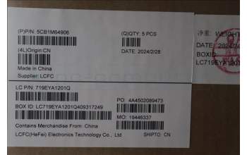 Lenovo 5CB1M64906 C-Cover with keyboard, Russian, RGB Backlight, US