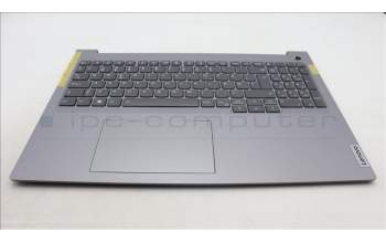 Lenovo 5CB1M70298 C-Cover with keyboard, Danish, Artic Grey, Backlight, UK