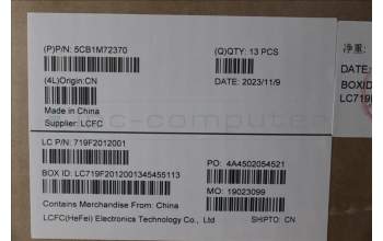 Lenovo 5CB1M72370 COVER L 83G0 A_COVER_BK_MIN