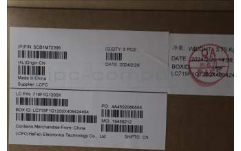 Lenovo 5CB1M72396 C-Cover with keyboard, Switzerland, w/Screw, UK