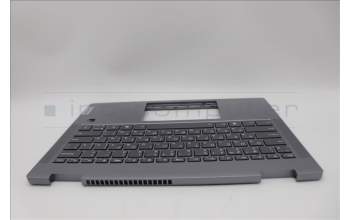 Lenovo 5CB1N61306 C-Cover with keyboard, Russian, Luna Grey, w/Storm Grey Keycaps, US