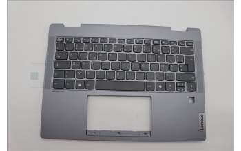 Lenovo 5CB1N61337 C-Cover with keyboard, French, Luna Grey, w/Grey Keycaps, US