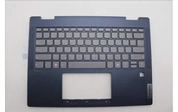 Lenovo 5CB1N61374 C-Cover with keyboard, Hebrew, Cosmic Blue, w/Storm Grey Keycaps, US