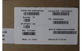 Lenovo 5CB1N61420 LCD Cover C 83FD Black