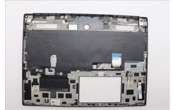 Lenovo 5CB1N61433 C-Cover with keyboard, UK English, Eclipse Black, White Backlight, UK