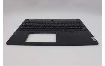 Lenovo 5CB1N61435 C-Cover with keyboard, Spanish, Eclipse Black, White Backlight, UK