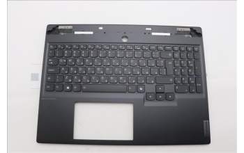 Lenovo 5CB1N61450 C-Cover with keyboard, Bulgarian, Eclipse Black, White Backlight, UK