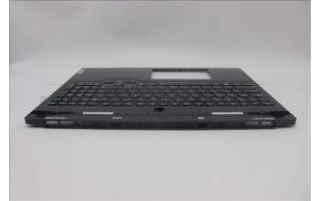 Lenovo 5CB1N61463 C-Cover with keyboard, Hebrew, Eclipse Black, RGB Backlight, US