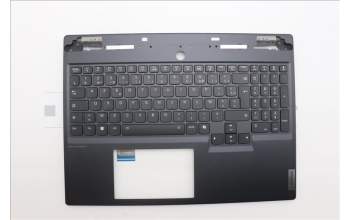Lenovo 5CB1N61473 C-Cover with keyboard, French, Eclipse Black, RGB Backlight, US