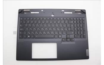 Lenovo 5CB1N61481 C-Cover with keyboard, Bulgarian, Eclipse Black, RGB Backlight, UK