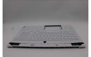 Lenovo 5CB1N61493 C-Cover with keyboard, Arabic, White, RGB Backlight, US