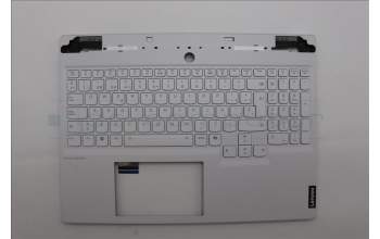 Lenovo 5CB1N62136 C-Cover with keyboard, Spanish, White, RGB Backlight, UK