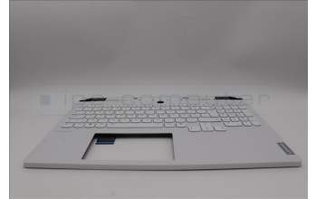 Lenovo 5CB1N62141 C-Cover with keyboard, Portuguese, White, RGB Backlight, UK