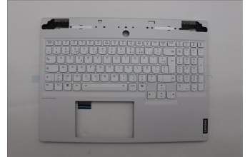 Lenovo 5CB1N62149 C-Cover with keyboard, French, White, RGB Backlight, US
