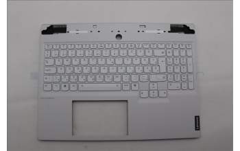 Lenovo 5CB1N62155 C-Cover with keyboard, Hungarian, White, RGB Backlight, UK