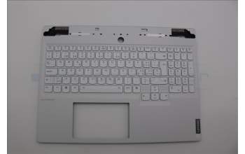 Lenovo 5CB1N62163 C-Cover with keyboard, Switzerland, White, RGB Backlight, UK
