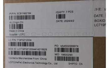 Lenovo 5CB1N62184 Cover L 83DN A_YG_MINI TT_B