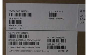 Lenovo 5CB1N62383 COVER Upper Case ASM_HBW 21KR FP FPR