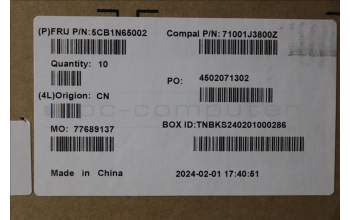 Lenovo 5CB1N65002 LCD Cover W/Ant C 83G1 FHD CLGY