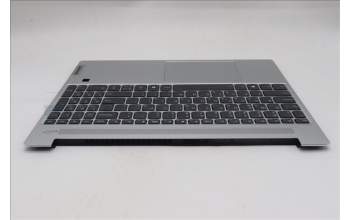 Lenovo 5CB1N65004 C-Cover with keyboard, Greek, Cloud Grey, Backlight, Fingerprint, US