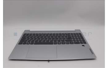 Lenovo 5CB1N65014 C-Cover with keyboard, Italian, Cloud Grey, Backlight, Fingerprint, UK