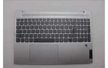 Lenovo 5CB1N78871 C-Cover with keyboard, Nordic, Cloud Grey, Backlight, Fingerprint, UK