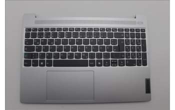 Lenovo 5CB1N78965 C-Cover with keyboard, German, Cloud Grey, Non-Backlight, Non-Fingerprint, UK